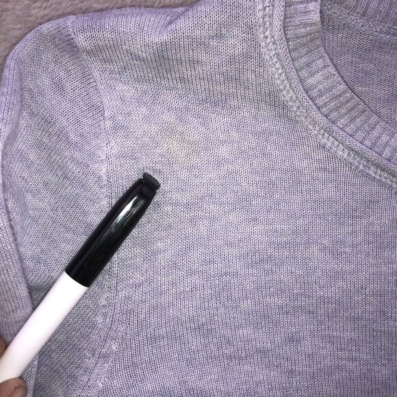 J.Jill Womens Sweater Small Crew Neck Long Sleeve Pullover Purple Knit Casual - Picture 8 of 14